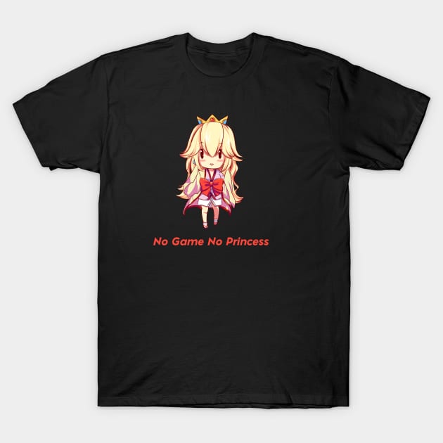 No Game No Princess T-Shirt by Farukontees